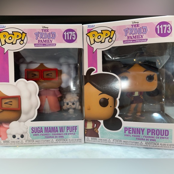 FUNKO POP - DISNEY- The Proud Family: Penny Proud & Suga Momma w/ Puff - Picture 1 of 5